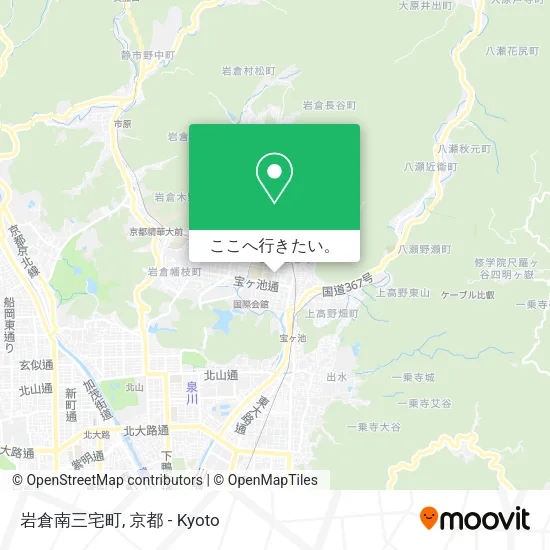 岩倉南三宅町地図