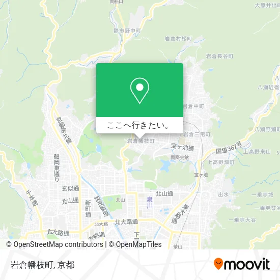 岩倉幡枝町地図