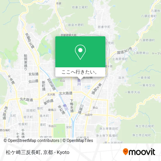 松ケ崎三反長町地図