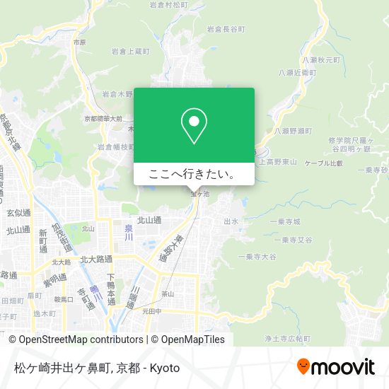 松ケ崎井出ケ鼻町地図
