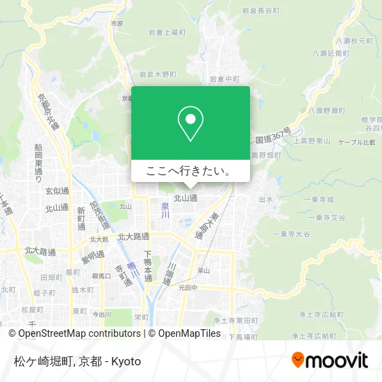 松ケ崎堀町地図