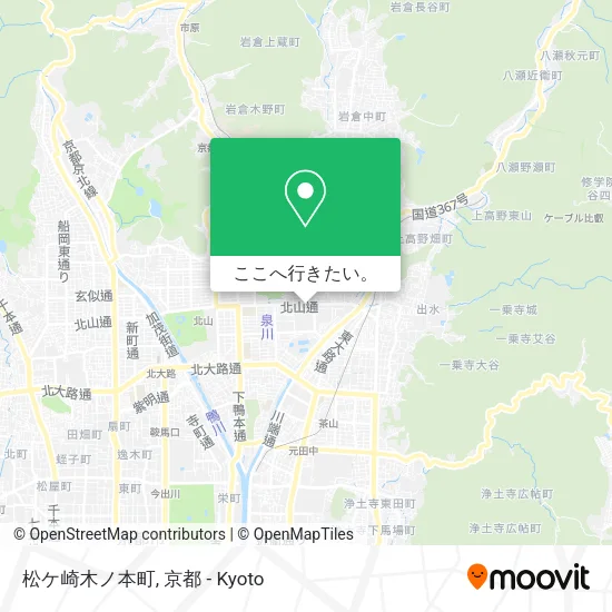 松ケ崎木ノ本町地図