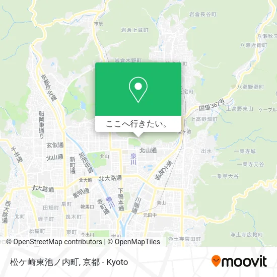 松ケ崎東池ノ内町地図