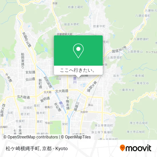 松ケ崎横縄手町地図