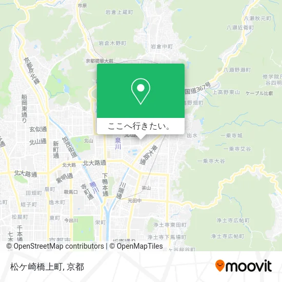 松ケ崎橋上町地図