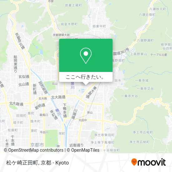 松ケ崎正田町地図