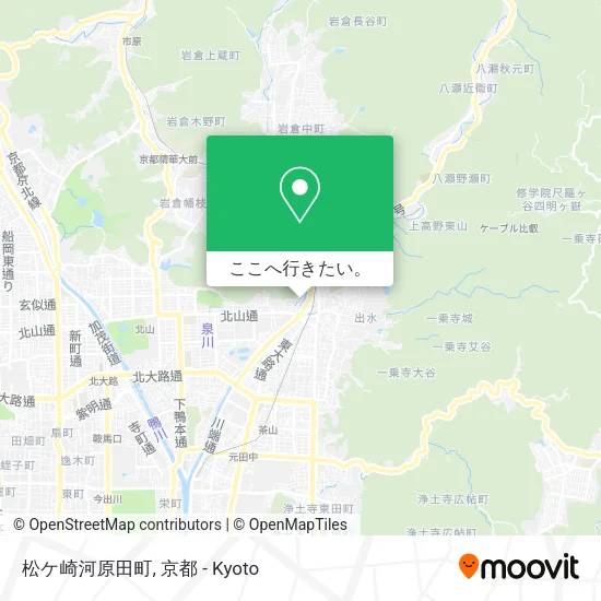 松ケ崎河原田町地図
