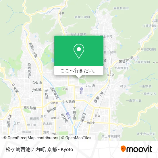 松ケ崎西池ノ内町地図