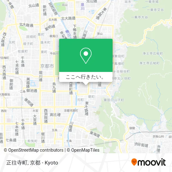 正往寺町地図