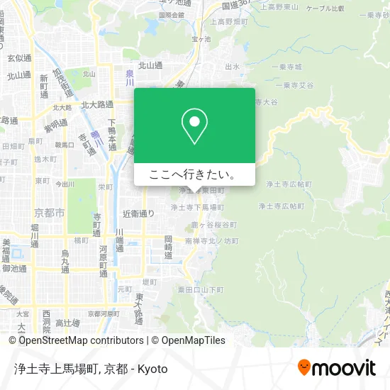 浄土寺上馬場町地図
