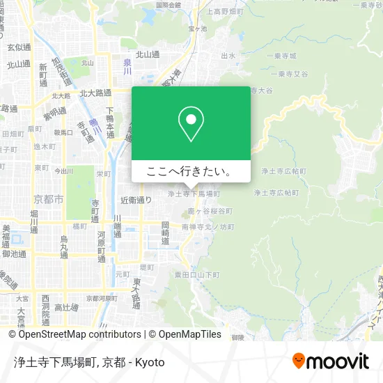 浄土寺下馬場町地図