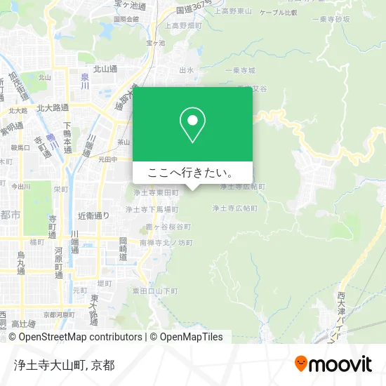 浄土寺大山町地図