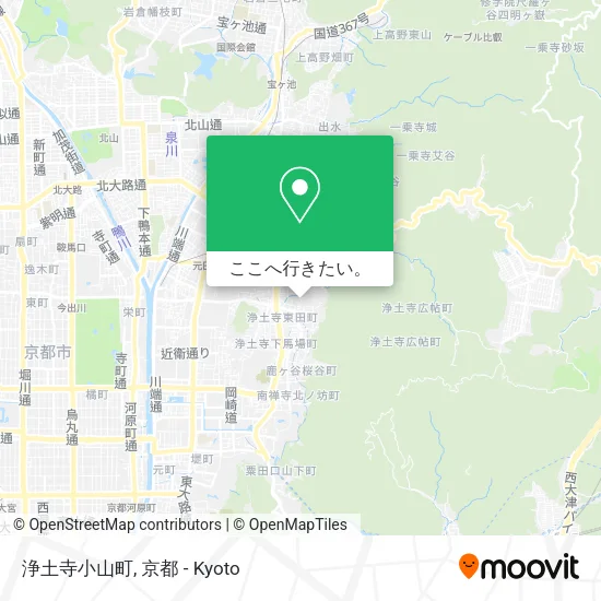 浄土寺小山町地図
