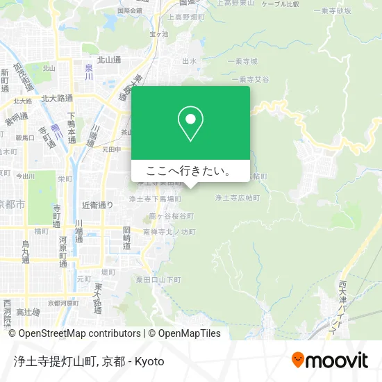 浄土寺提灯山町地図