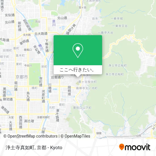 浄土寺真如町地図