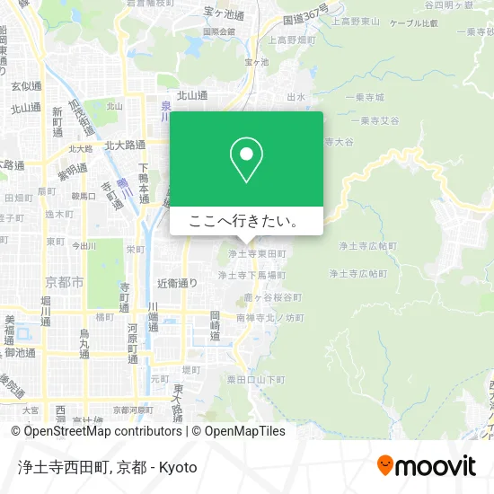 浄土寺西田町地図