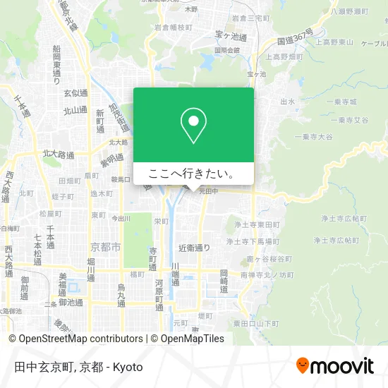 田中玄京町地図