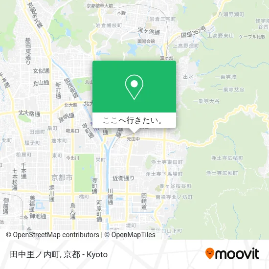 田中里ノ内町地図