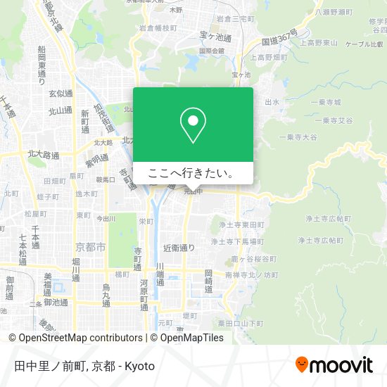 田中里ノ前町地図