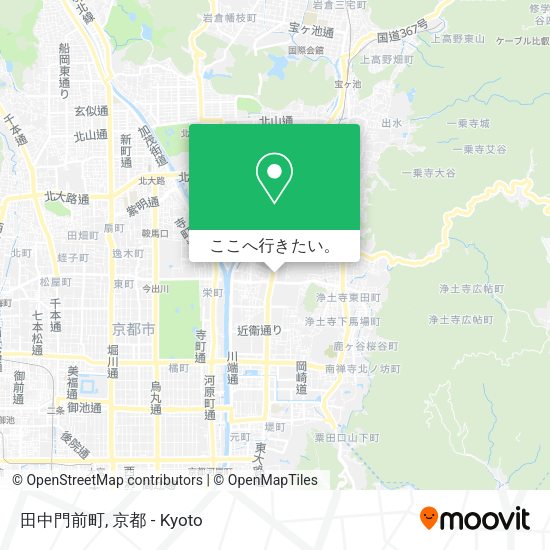 田中門前町地図