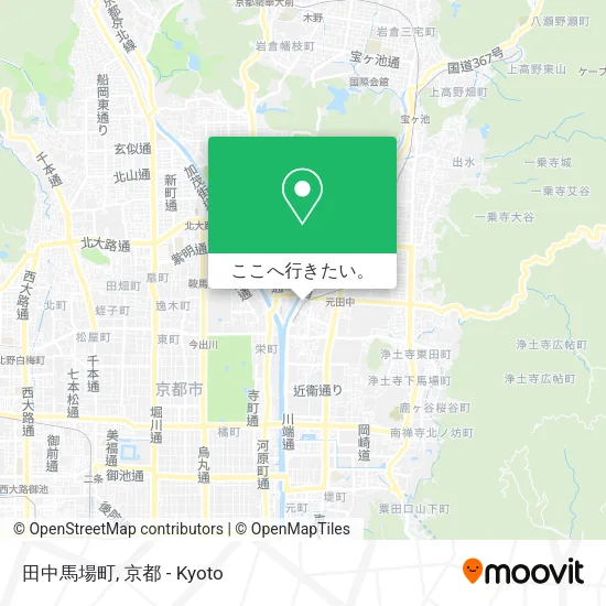 田中馬場町地図
