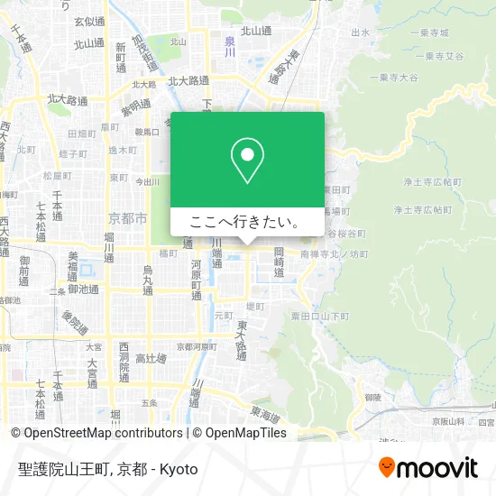 聖護院山王町地図