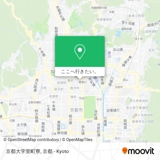 京都大学室町寮地図