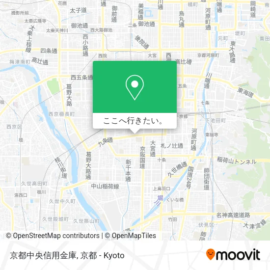 京都中央信用金庫地図