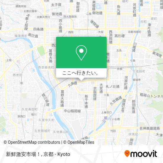 新鮮激安市場！地図