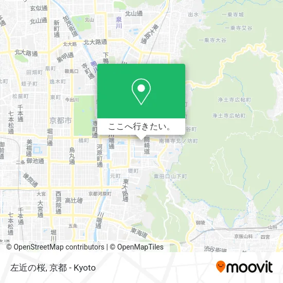 左近の桜地図