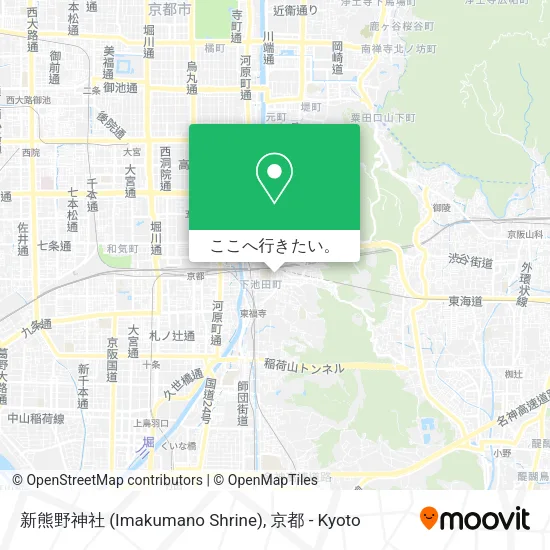 新熊野神社 (Imakumano Shrine)地図