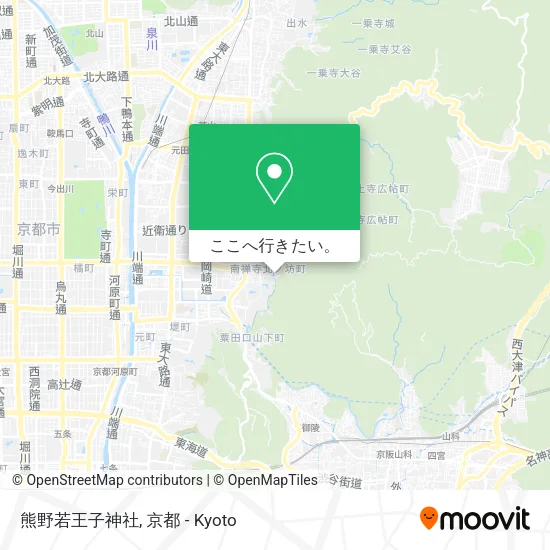 熊野若王子神社地図