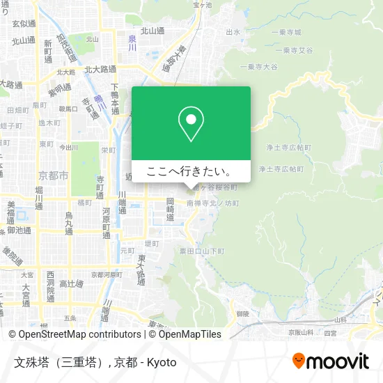 文殊塔（三重塔）地図