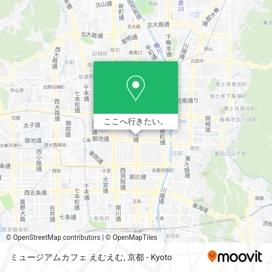 ミュージアムカフェ えむえむ地図