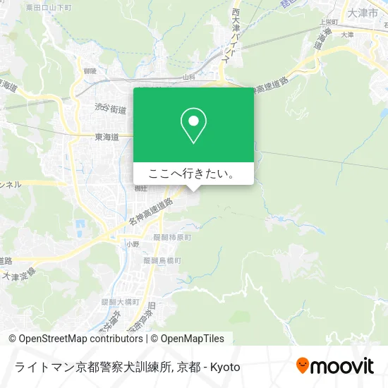 ライトマン京都警察犬訓練所地図