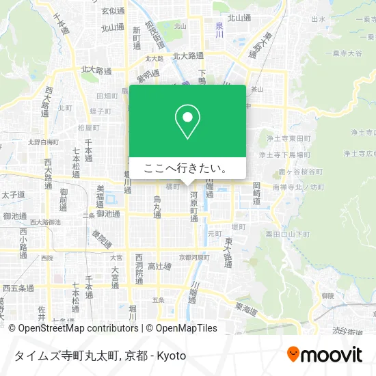 タイムズ寺町丸太町地図