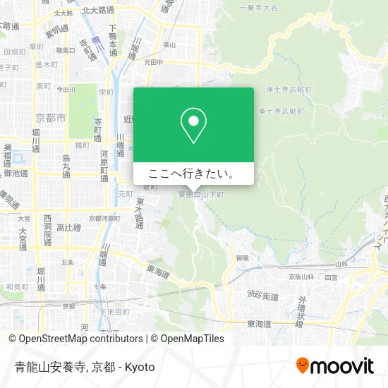 青龍山安養寺地図