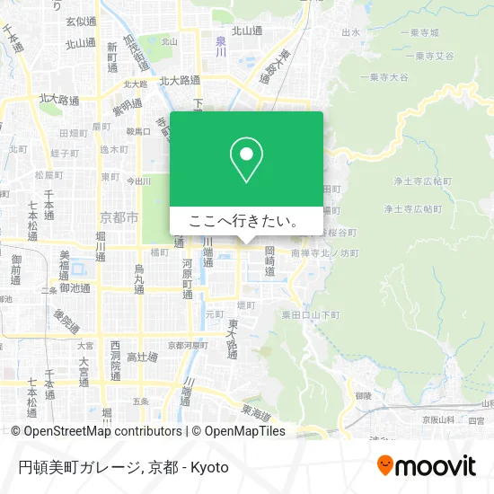 円頓美町ガレージ地図