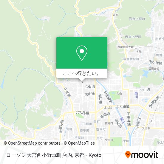 ローソン大宮西小野堀町店内地図