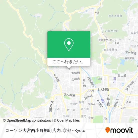 ローソン大宮西小野堀町店内地図