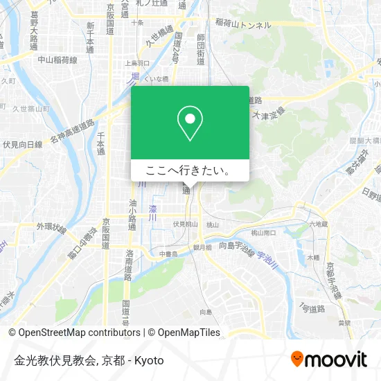 金光教伏見教会地図