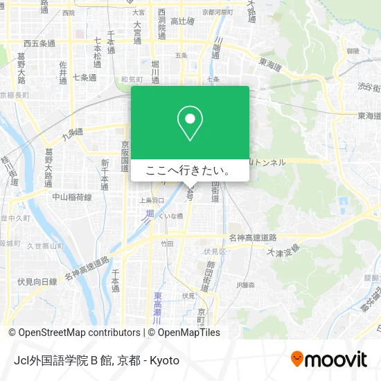 Jcl外国語学院Ｂ館地図