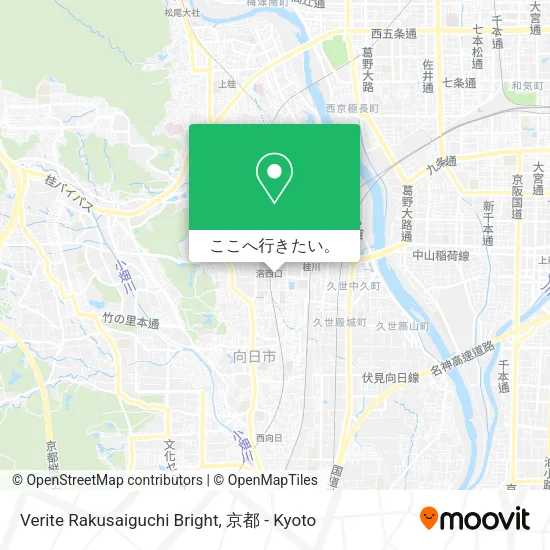 Verite Rakusaiguchi Bright地図
