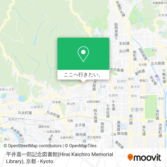 平井嘉一郎記念図書館(Hirai Kaichiro Memorial Library)地図
