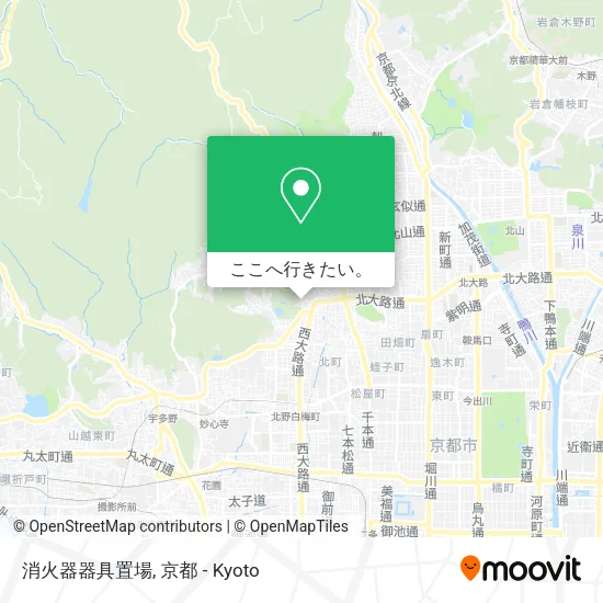 消火器器具置場地図