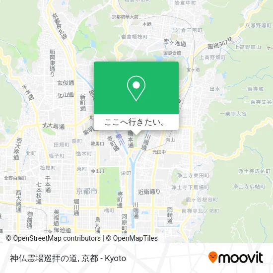 神仏霊場巡拝の道地図