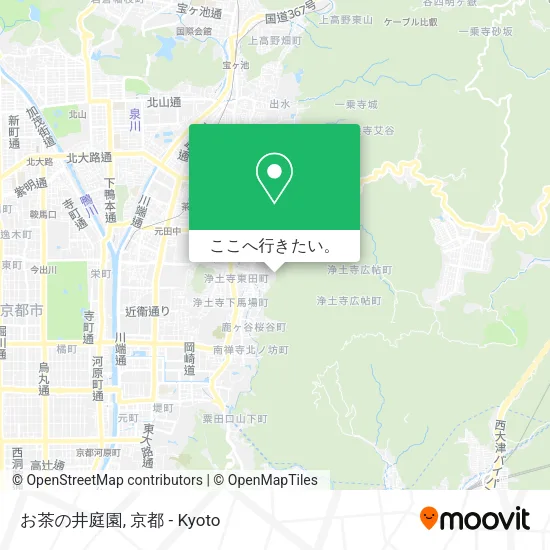 お茶の井庭園地図