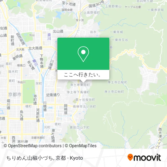 ちりめん山椒小づち地図
