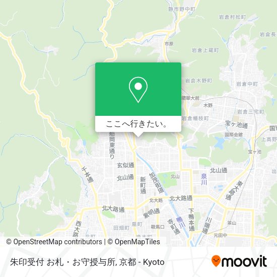 朱印受付 お札・お守授与所地図