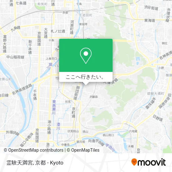 霊験天満宮地図